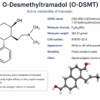 Product Name: O-DSMT (O-Desmethyltramadol) Synonyms: Desmetramadol; 3-(2-((dimethylamino)methyl)-1-hydroxycyclohexyl)phenol; O-Desmethyl tramadol General Description: O-DSMT is formally described as 3-[2-[(dimethylamino)methyl]-1-hydroxycyclohexyl]phenol. It is a synthetic, psychoactive molecule belonging to the cyclohexanol class. O-DSMT is the primary biologically active metabolite of the widely prescribed atypical opioid analgesic tramadol. In the body, tramadol is metabolized into O-DSMT by the hepatic enzyme CYP2D6. In recent years, O-DSMT has also emerged independently on the illicit designer drug market as a novel psychoactive substance (NPS). In analytical, clinical, and forensic toxicology, O-DSMT is utilized as a fundamental reference standard. It is essential for the calibration of analytical instrumentation (such as LC-MS/MS, GC-MS, and HPLC) and the development of screening methodologies to identify and quantify the substance in seized materials, adulterated illicit street drugs, or biological matrices (e.g., whole blood, plasma, urine), both to detect illicit use and to monitor tramadol metabolism. Technical Information (Hydrochloride Salt): CAS Number: 144514-41-4 (Hydrochloride) / 73986-53-5 (Freebase) Molecular Formula: C15H23NO2 • HCl Formula Weight: 285.8 g/mol (Hydrochloride) / 249.35 g/mol (Freebase) SMILES: CN(C)CC1(CCCCC1O)C2=CC(=CC=C2)O.Cl InChI Key: HKSZLNNCZMWEAE-UHFFFAOYSA-N (Freebase) Formulation: Typically supplied as a neat white crystalline solid or as a certified reference material solution (e.g., 1 mg/mL or 100 µg/mL in methanol). Biological Action: O-DSMT acts as a high-affinity agonist at the μ-opioid receptor (MOR). Notably, its affinity and efficacy at the MOR are significantly higher than those of its parent compound, tramadol. Consequently, O-DSMT is responsible for the vast majority of the classical opioid analgesic effects observed following tramadol administration. Unlike tramadol, which acts as a prominent serotonin-norepinephrine reuptake inhibitor (SNRI), O-DSMT retains primarily norepinephrine reuptake inhibition (NRI) properties and has negligible affinity for the serotonin transporter. At supratherapeutic doses, O-DSMT carries a significant risk of classical opioid toxidromes, including profound respiratory depression, sedation, miosis, and euphoria. Regulatory and Safety Information: Intended Use: This product is intended strictly for use as an analytical reference standard for forensic, toxicological, and academic research purposes. Warning: This product is a potent opioid and carries a severe risk of physiological dependence and fatal overdose. It is not for human or veterinary use outside of strictly approved clinical or laboratory environments. Legal Status: The regulatory status of O-DSMT varies globally and is subject to change as its prevalence as an NPS increases. In the United States, tramadol is a Schedule IV Controlled Substance, and while O-DSMT has historically occupied a grey area, it is increasingly being placed under independent scheduling by various state legislatures and international regulatory bodies. Procurement may require relevant local or institutional licenses. Handling should only occur within professional laboratory environments using appropriate Personal Protective Equipment (PPE) such as safety glasses, chemical-resistant gloves, and a laboratory coat to prevent accidental exposure.