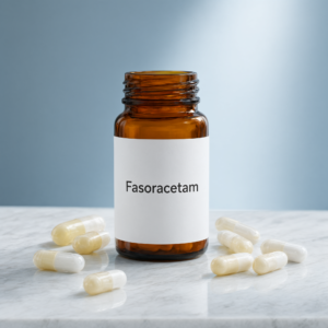 Fasoracetam Technical Information: Molecular Formula: C10H16N2O2 Formula Weight: 196.25 g/mol SMILES: O=C1CCC@@HN1 InChI Key: HTIQDVPJNHHMMR-ZETCQYMHSA-N Formulation: Typically supplied as a neat white-to-off-white crystalline solid or as a certified reference material solution (e.g., 1 mg/mL in methanol or water). Biological Action: Fasoracetam possesses a distinct and multifaceted pharmacological profile that differentiates it from classical racetams like piracetam. It acts primarily as an agonist at metabotropic glutamate receptors (mGluRs), specifically targeting groups II and III. Furthermore, preclinical studies indicate that repeated administration of fasoracetam uniquely leads to the upregulation of GABAB receptors (which are targeted by depressants like phenibut and baclofen), providing a potential mechanism for its observed anxiolytic and mood-stabilizing properties. Like other advanced racetams, fasoracetam also enhances high-affinity choline uptake (HACU) in the cerebral cortex and hippocampus, facilitating the synthesis and release of acetylcholine to support memory and learning processes. Regulatory and Safety Information: