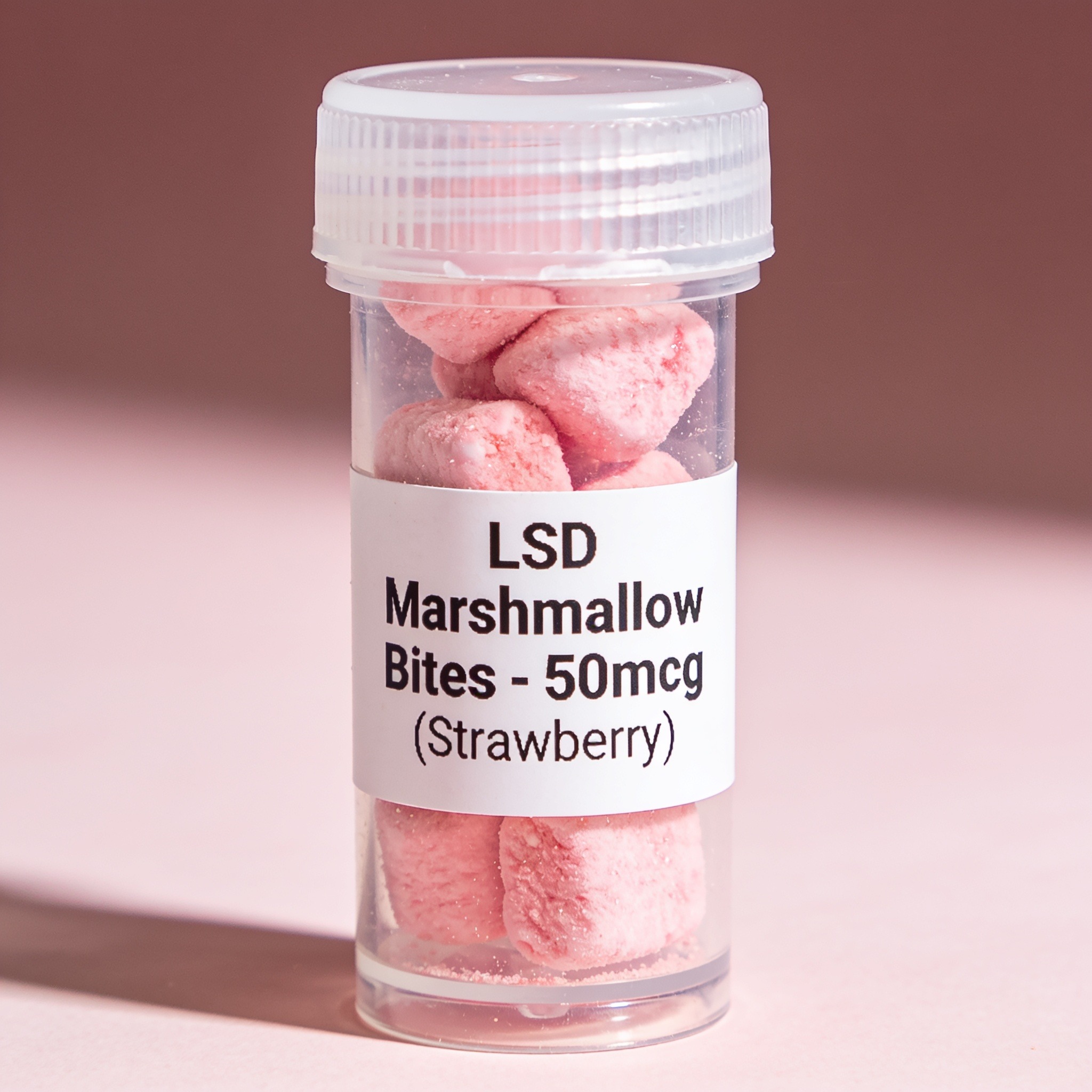 LSD Marshmallow Bites / 50mcg (Strawberry)