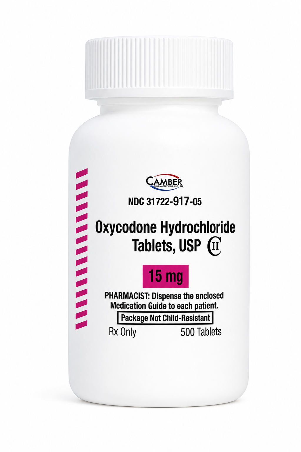 Oxycodone HCl 15mg 30 Tablets