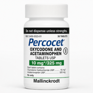 Percocet 10/325mg 30 Tablets