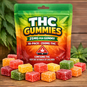 THC Gummies 25mg 10-Pack
